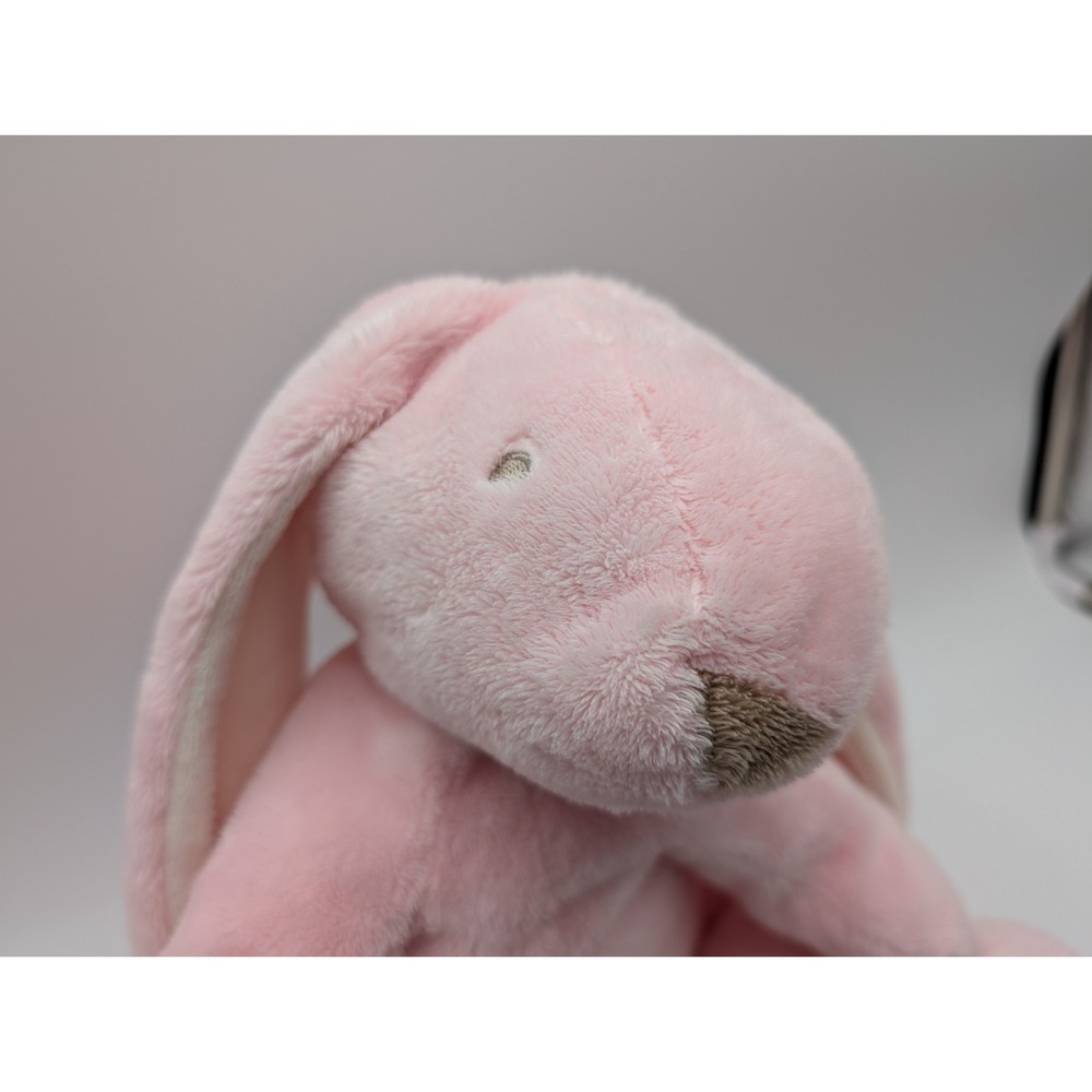 Pottery Barn Kids PBK Pink Rabbit Plush Stitched Ears Feet Stuffed Animal Toy - Picture 2 of 14